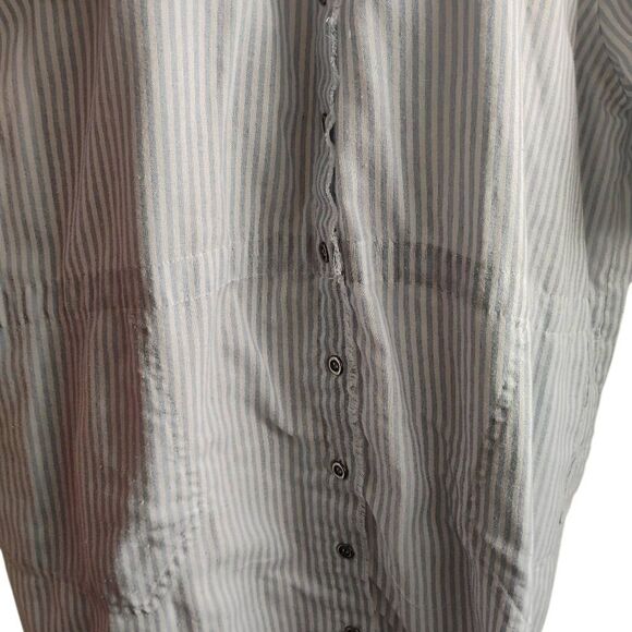 Judith March Blue and White Dolman Sleeve Dress - Picture 6 of 14